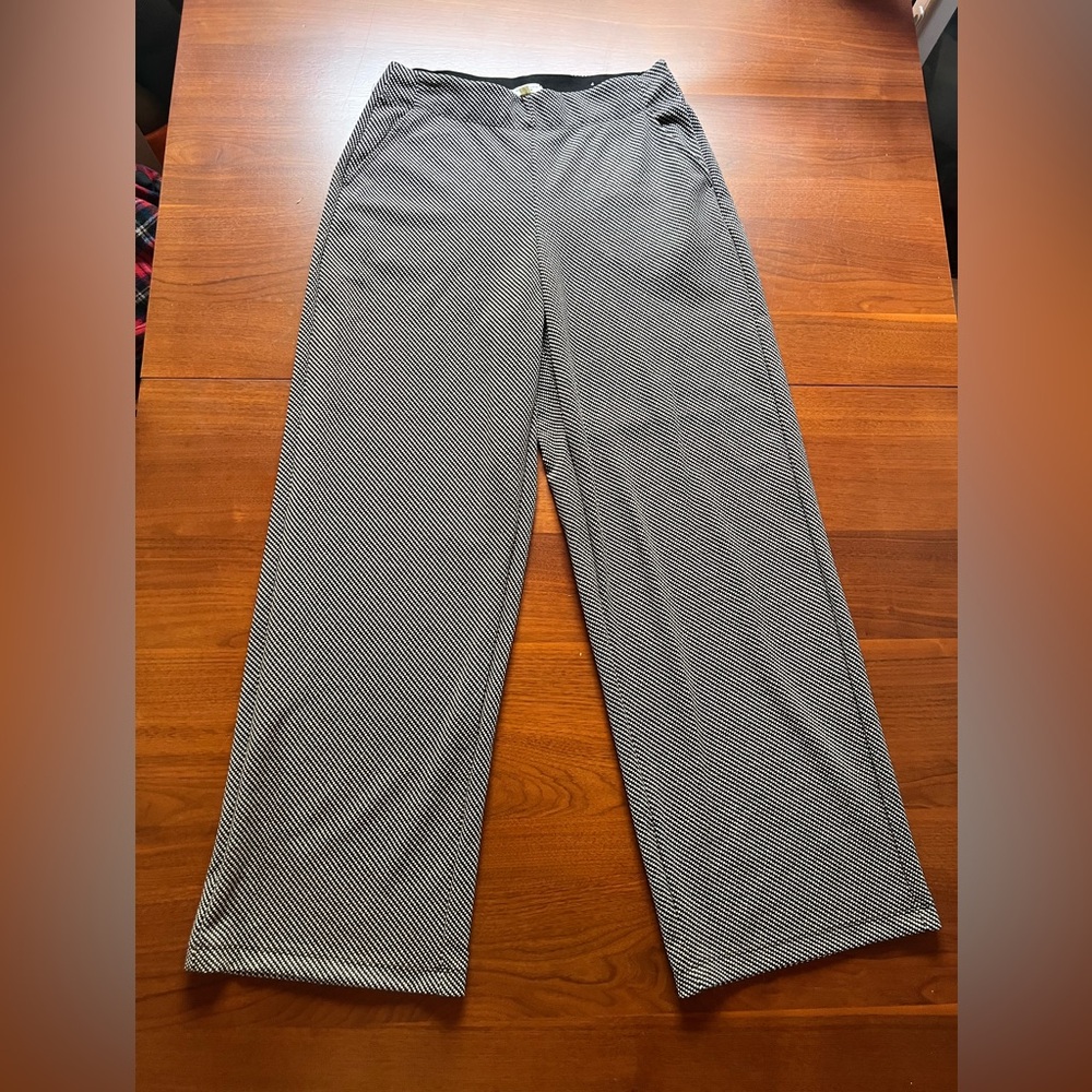 Max Studio Monochrome Checkered Pants